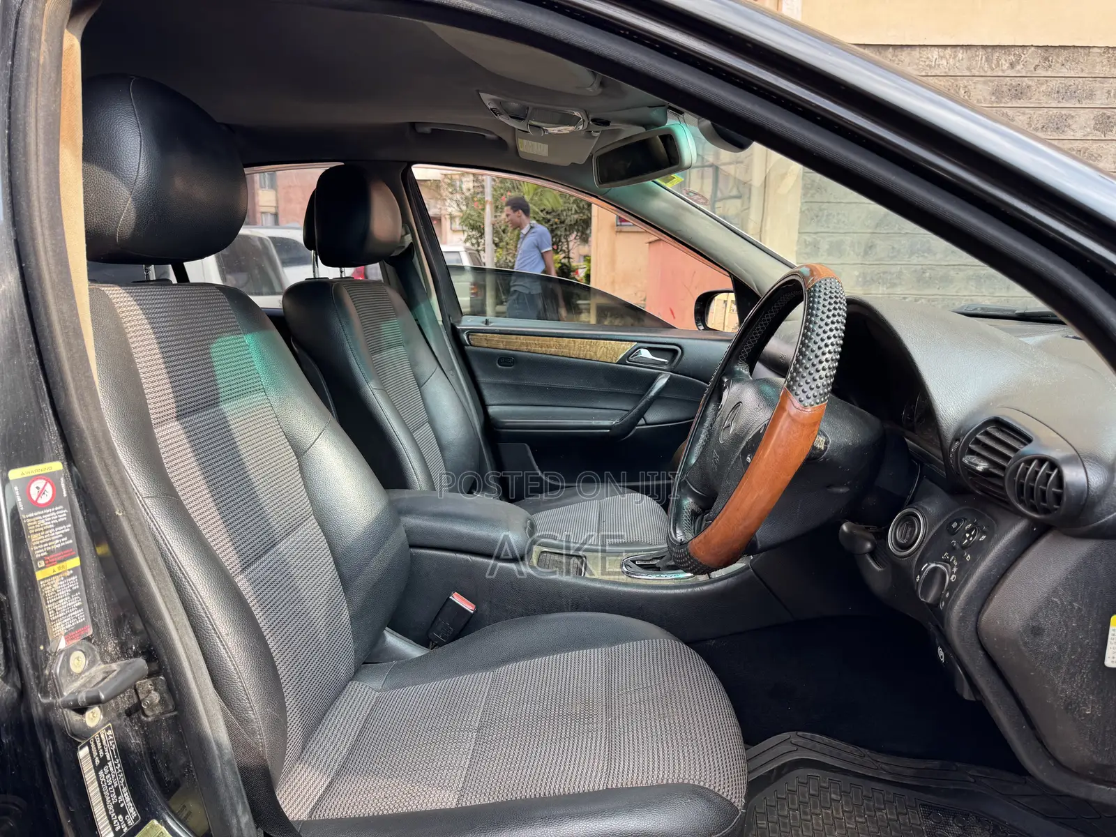 Mercedes-Benz C180 2007 Black
