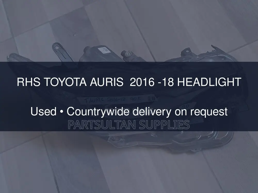 RHS Toyota Auris 2016 -18 Headlight