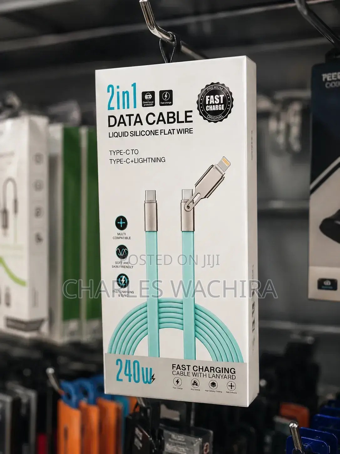 USB Cable Type 2 in 1