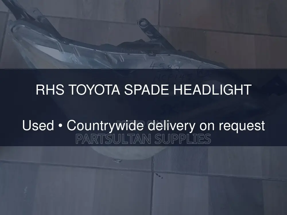 RHS Toyota Spade Headlight
