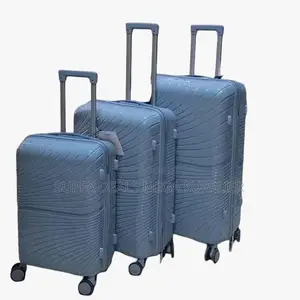 Reinforced 3 in 1 Unbreakable Rubber Suitcase Briefcase Travel Bags
