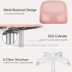 Office Chairs; Adjustable Home Office Study Schooling Chairs