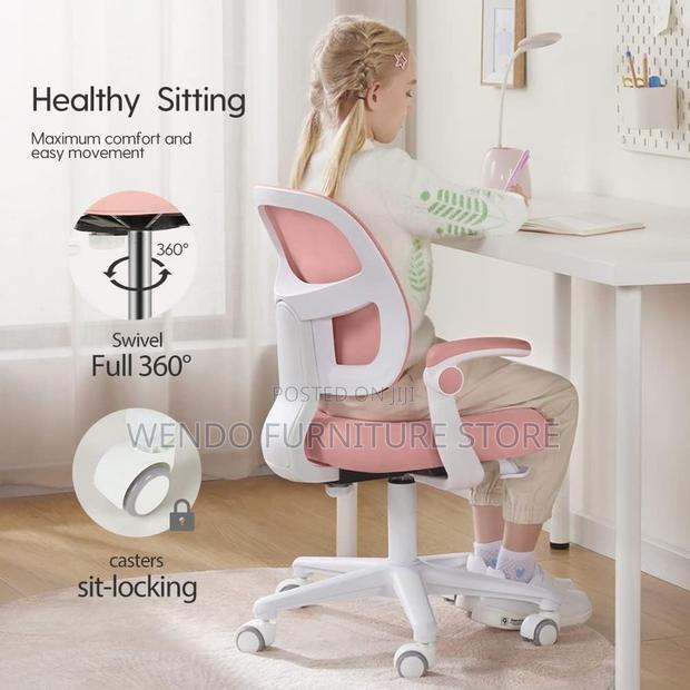 Office Chairs; Adjustable Home Office Study Schooling Chairs - thumbnail 3