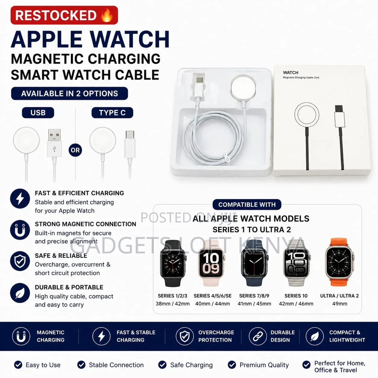 Apple Watch Magnetic Charger