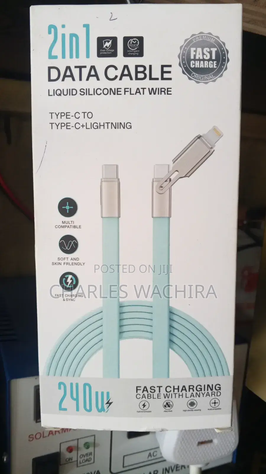 USB Cable Type 2 in 1