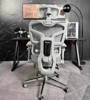 Office Chairs; White Orthopedic Office Chairs With Adjustable Footrest