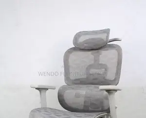 Office Chairs; White Orthopedic Office Chairs With Adjustable Footrest