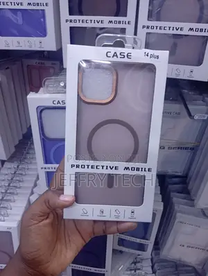 iPhone 14 Plus Translucent Frosted Back Cover