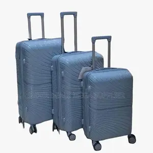 Spacious 3 in 1 Unbreakable Rubber Suitcase Briefcase Travel Bags