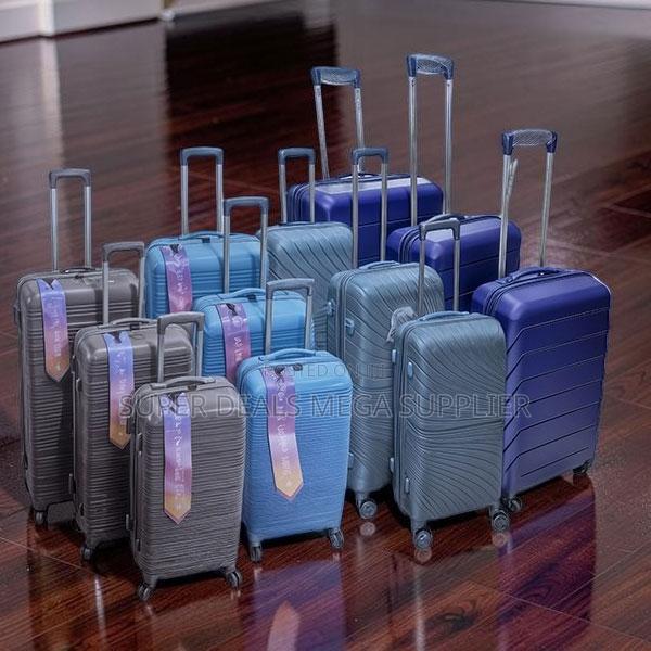 Lightweight 3 in 1 Unbreakable Rubber Suitcase Briefcase Travel Bags