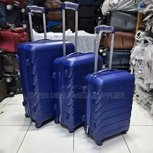 Lightweight 3 in 1 Unbreakable Rubber Suitcase Briefcase Travel Bags