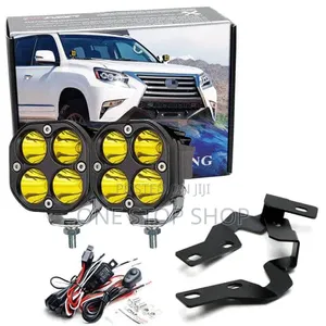 2_square Led Pod Lights High Performance Offroad Fog Lights