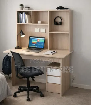 Advanced 1.2m Imported Study Office Desk With Drawer and Storage Space