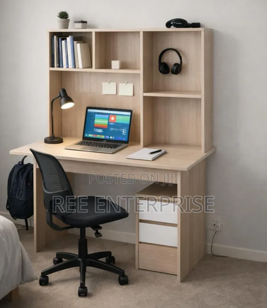 Advanced 1.2m Imported Study Office Desk With Drawer and Storage Space