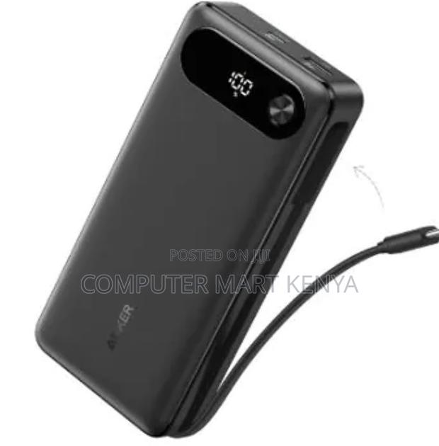Anker Power Bank (, 87W, Built-in USB-C Cable)