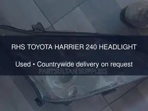 RHS Toyota Harrier 240 Headlight