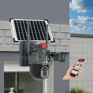 High Performance 20MP 4G PTZ Dual Three Triple Lens Solar Camera