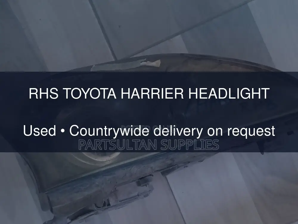 RHS Toyota Harrier Headlight