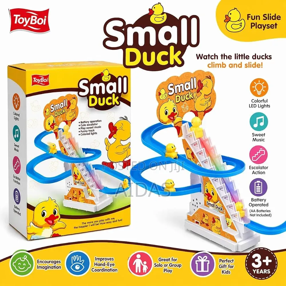 Climbing Duck Toy With Lights Music – Educational Toy for Kids