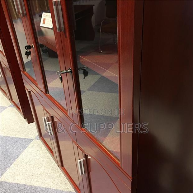 Lockable Mahogany Filling Cabinet. - thumbnail 2