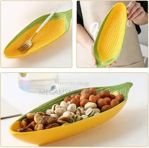 Leaf Shape Serving Bowl / Ceramic Maize Leaf Bowl