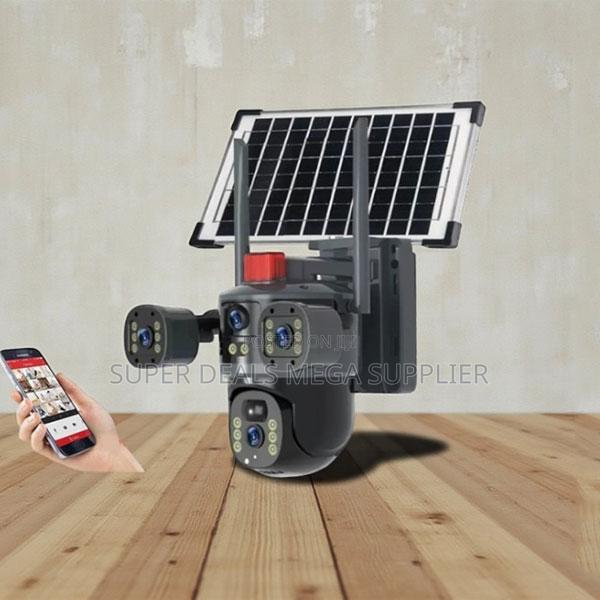All Weatherproof 20MP 4G PTZ Dual Three Triple Lens Solar Camera