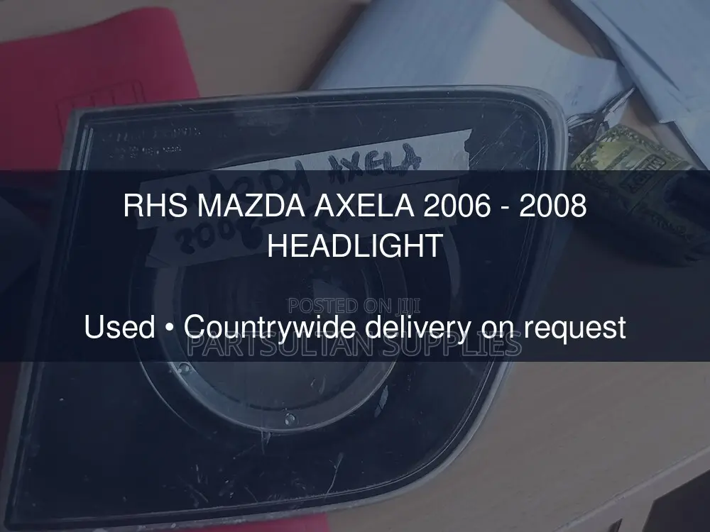 RHS Mazda Axela 2006 - 2008 Headlight