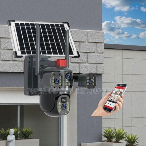 Smartphone App Control 20MP 4G PTZ Dual Three Triple Lens Solar Camera - main view