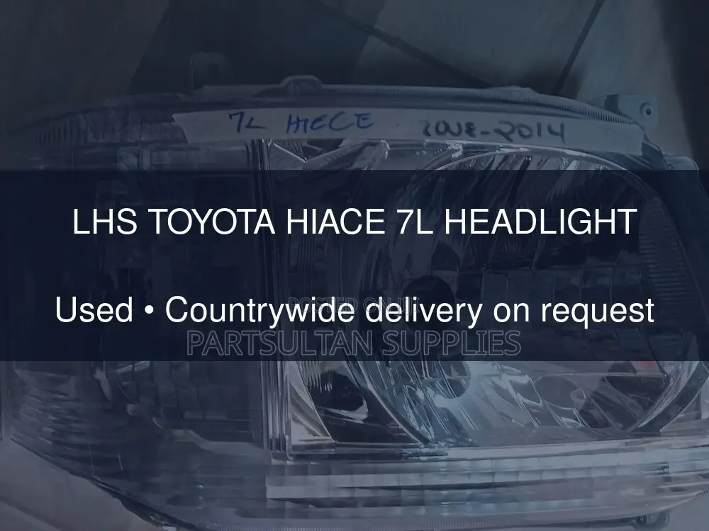 LHS Toyota Hiace 7l Headlight