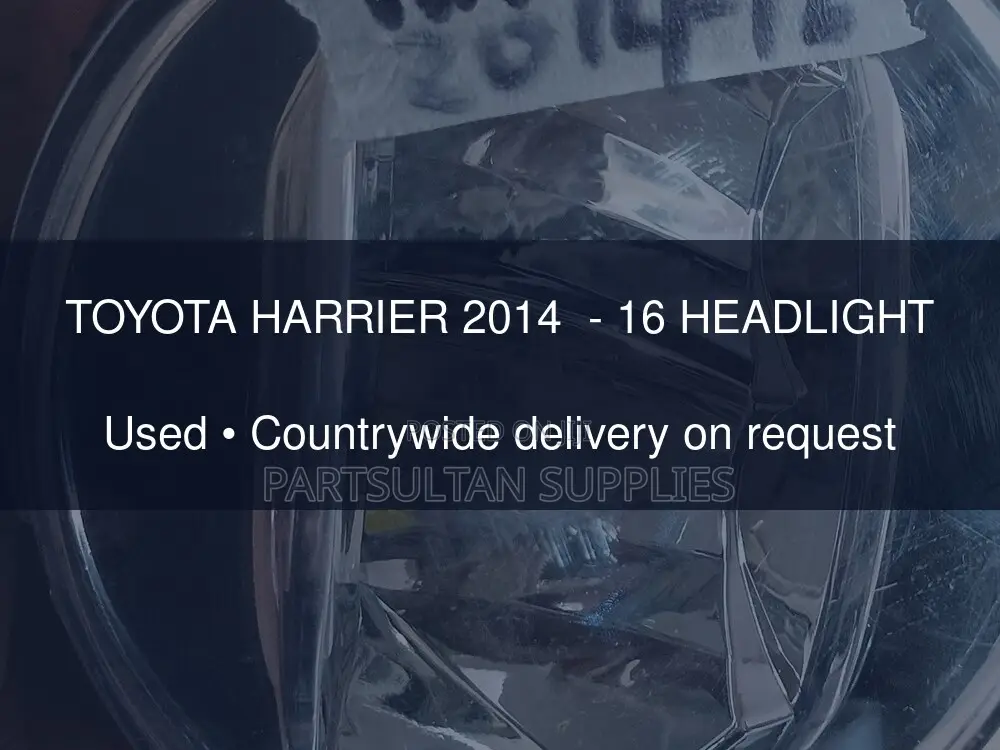 Toyota Harrier 2014 - 16 Headlight