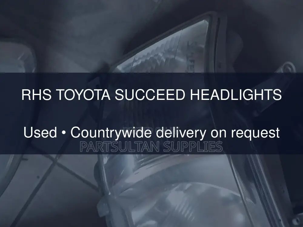 RHS Toyota Succeed Headlights