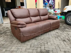Brown 3 Seater Recliner