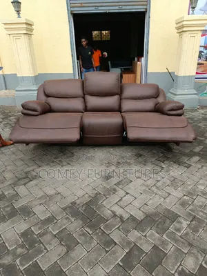 Brown 3 Seater Recliner