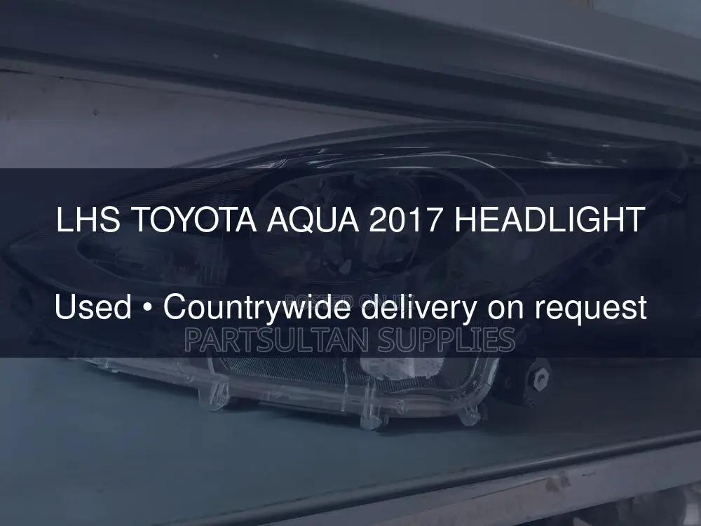 LHS Toyota Aqua 2017 Headlight