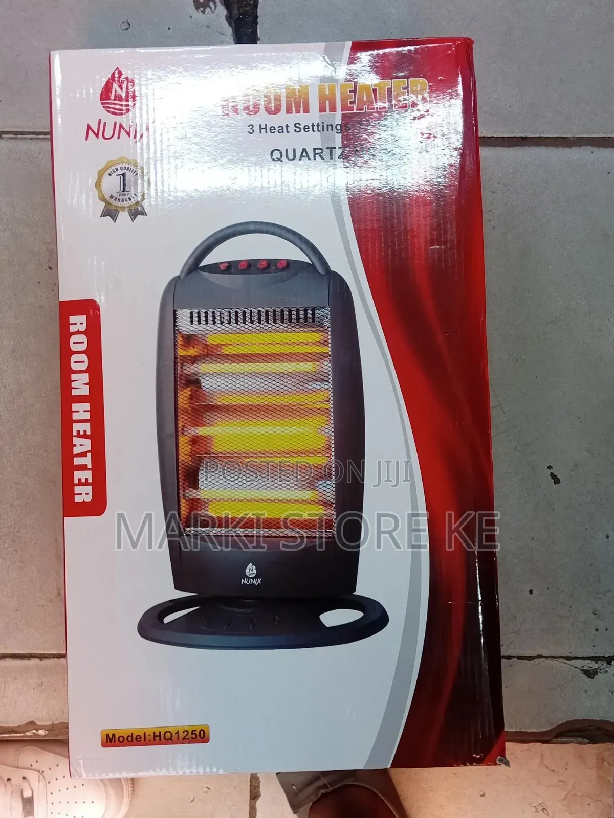 Nunix Room Heater 1200 Watts/Rotating Room Heater