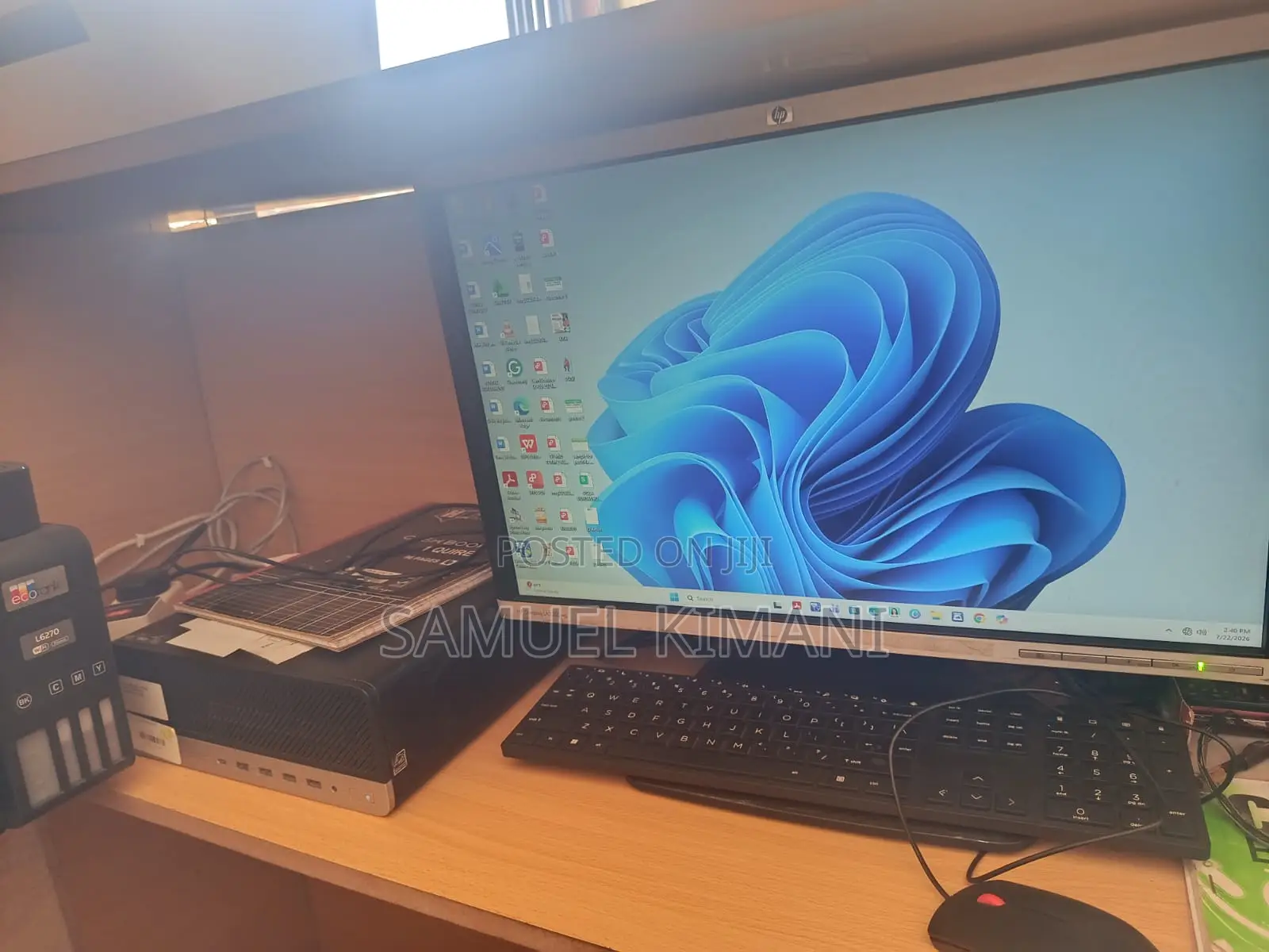 Desktop Computer HP EliteDesk 705 16GB AMD Ryzen 5 HDD 500GB