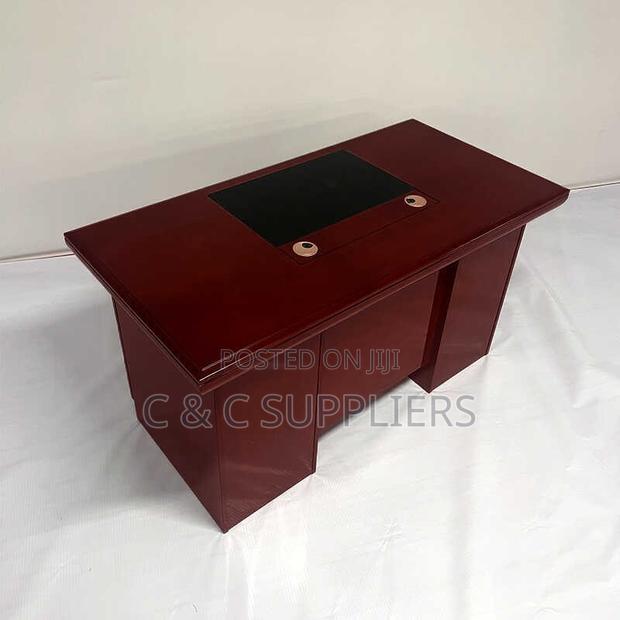 Executive Mahogany Fixed Study Desk-1.2m - thumbnail 2