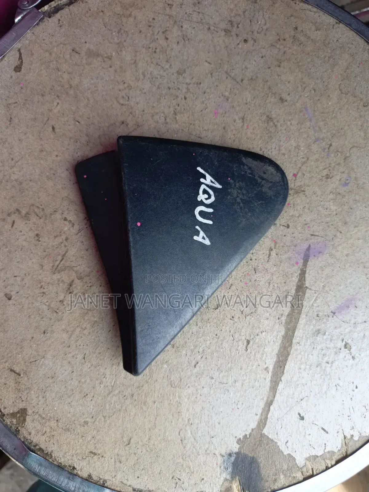 Sidemirror Finisher Cover/Triangle Aqua