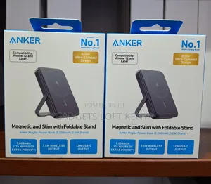 Anker Magnetic Slim Power Bank With Foldable Stand