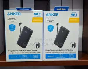 Anker High-Capacity Power Bank With Built-in 90° Cable