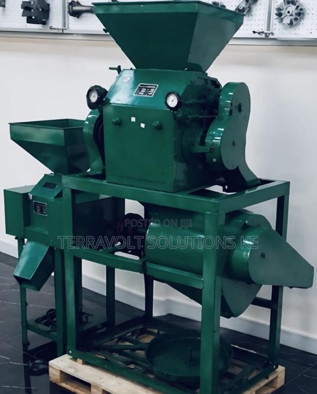 7.5hp Medium Maize Flour Roller Mill and Pre-Crusher System