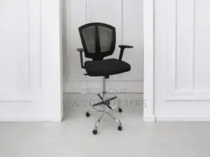 Adjustable Cashier Mesh Swivel Chair