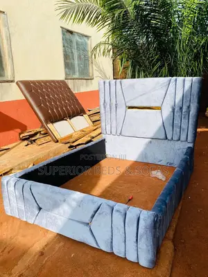 5x6 Sky Blue Chester Bed: Free Delivery
