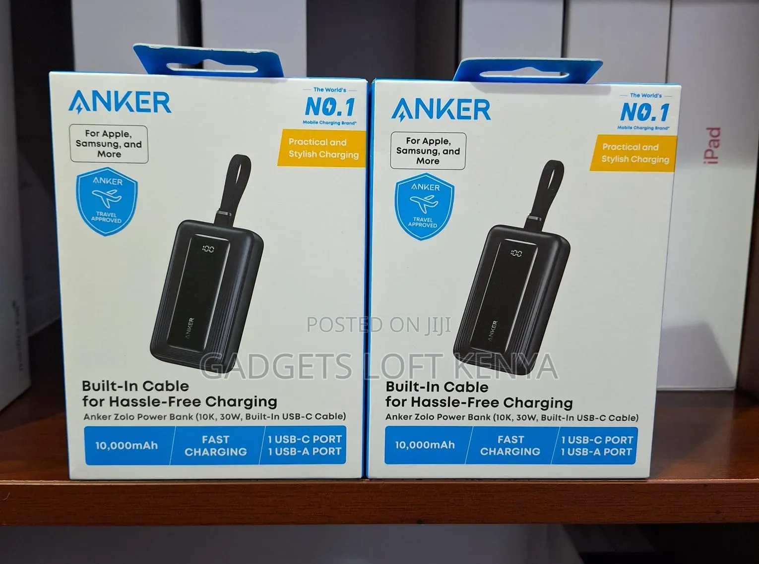 Anker Power Bank With Built-in Cable