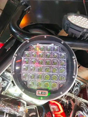 9 Inch Floodlights LED Fog Lights Red
