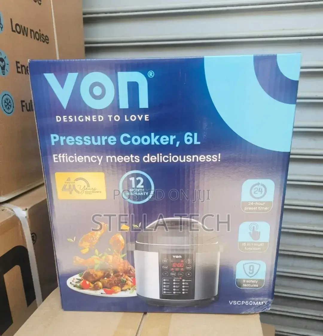 6 Litres Von Electric Pressure Cooker