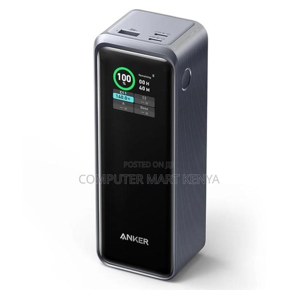 Anker Prime Power Bank With LCD Screen (27,650 mAh, 250W, 3-Port)