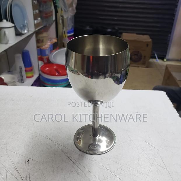 Stainless Steel Wine Glass / Chalice Cup