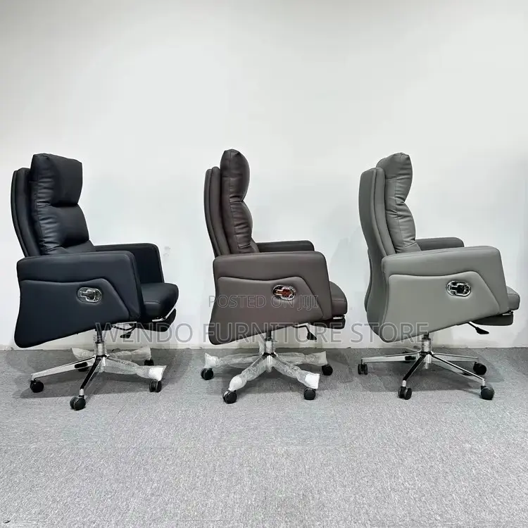Office Chairs; Executive High Office Chair With Foldable Footrest