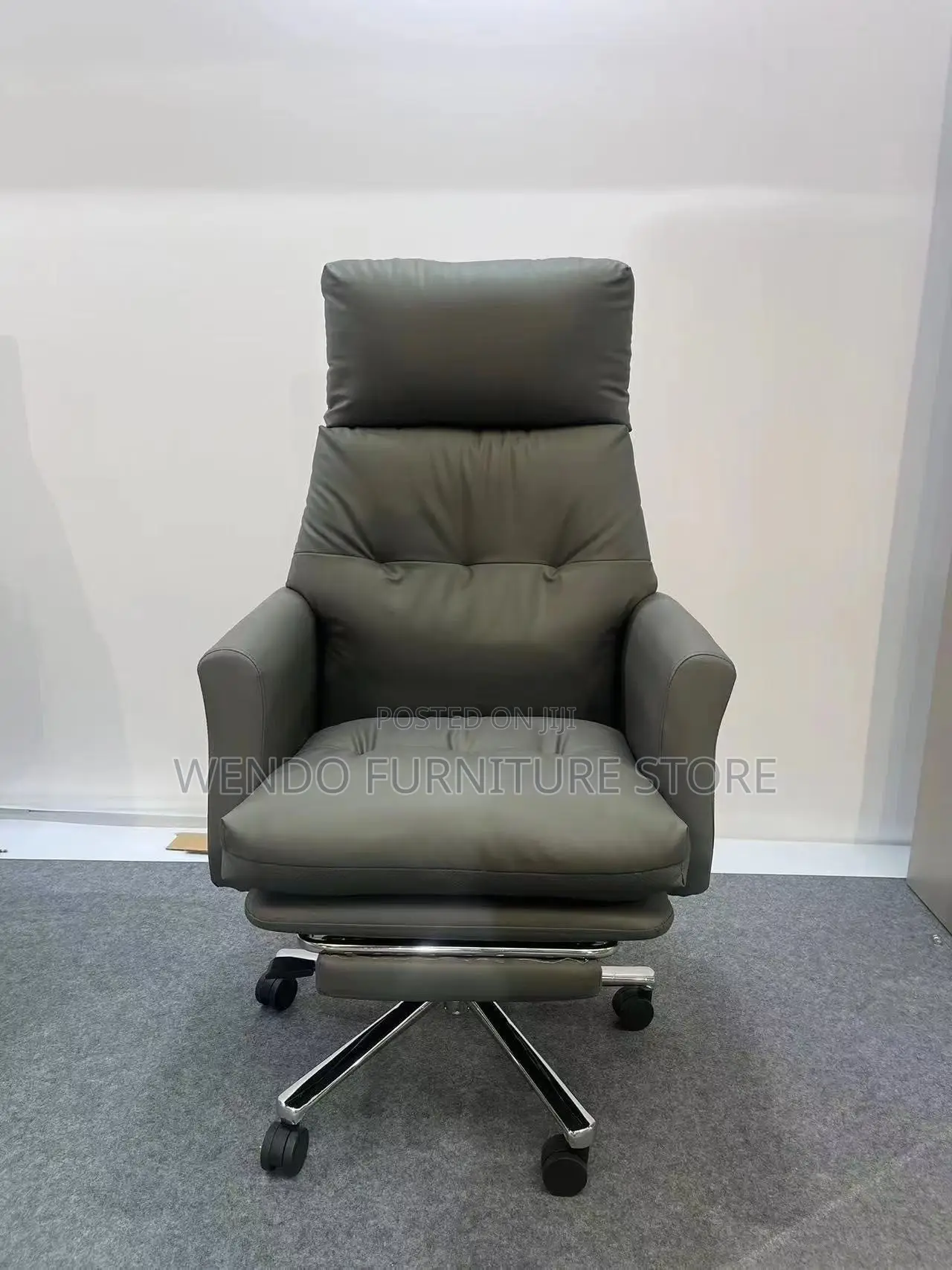 Office Chairs; Executive High Office Chair With Foldable Footrest